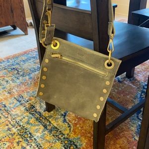 Hammitt Tony Pewter Brushed Gold Medium Bag